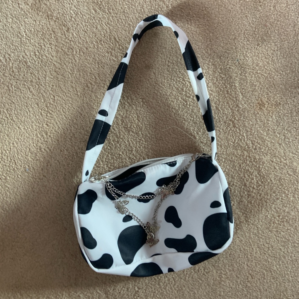 cow print purse